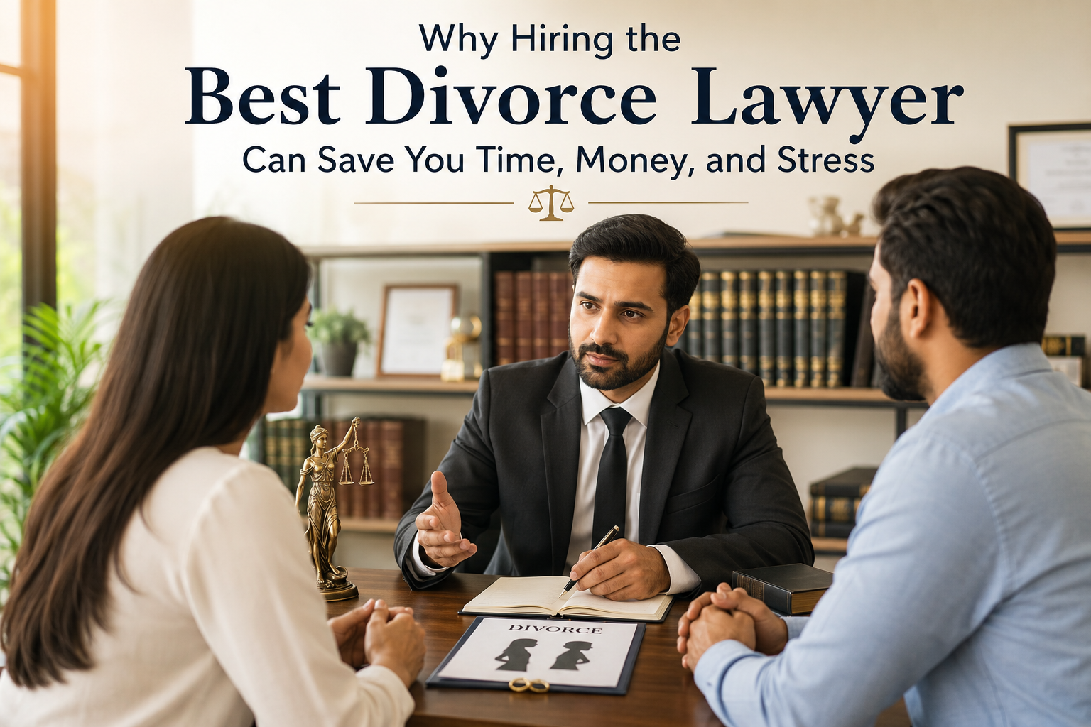 Why Hiring the Best Divorce Lawyer Can Save You Time & Stress